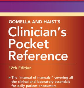 Gomella and Haist's clinician's pocket reference (12th Edition)